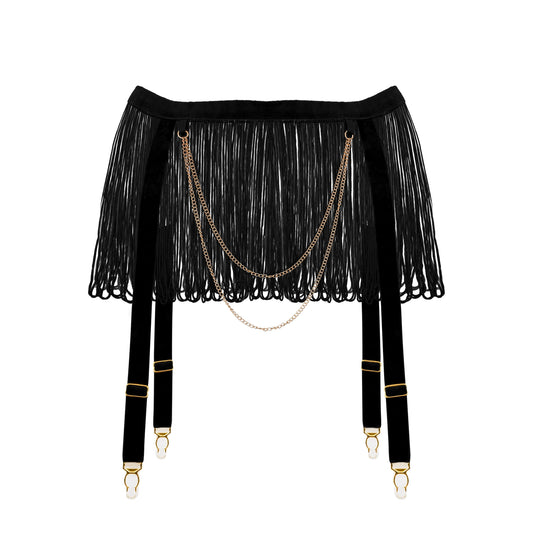 Zazzy Zelda Suspender in Black