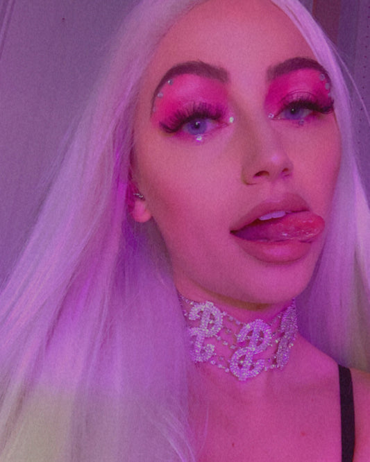 Expensive Taste Rhinestone Choker