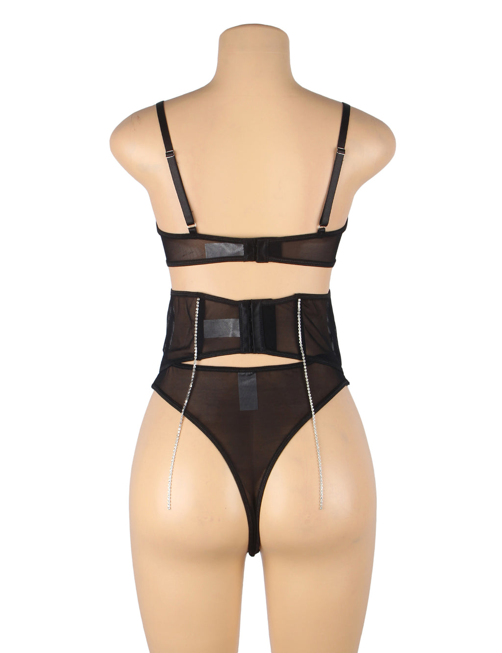 Black mesh set