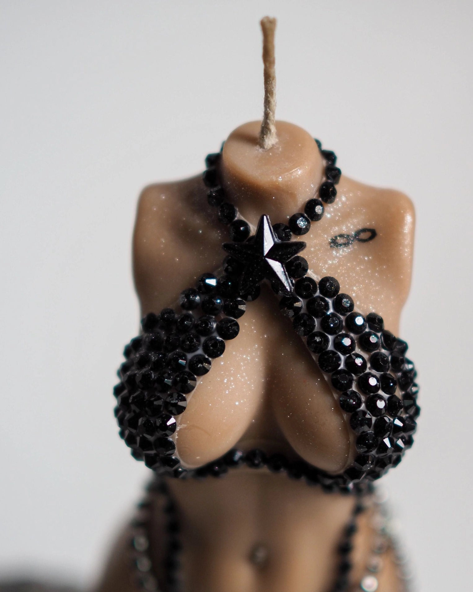 Swarovski Black Lingerie Candle