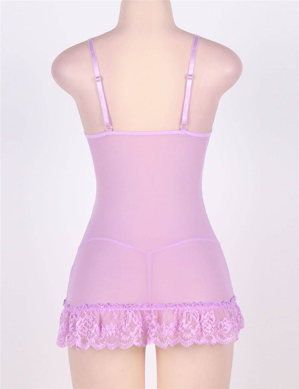 Deep V Dreams Purple Sleepwear