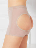 Butt Lifter Beige Nude Cutout Boyshorts