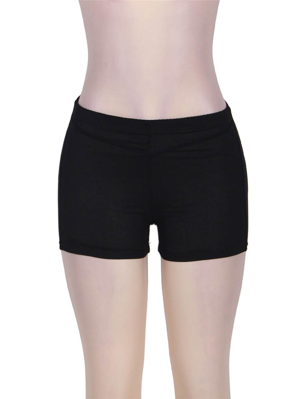 Butt Lifter Black Cutout Boyshorts