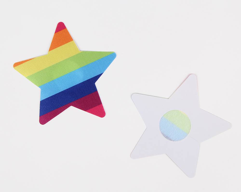 Rainbow Star Nipple Pasties