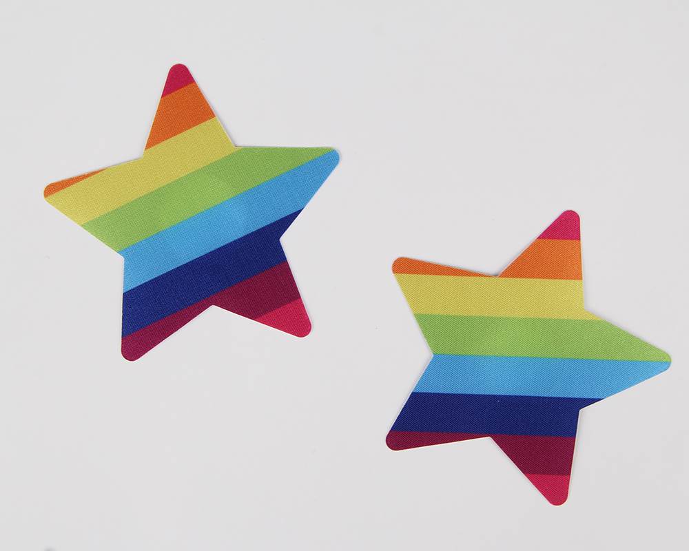 Rainbow Star Nipple Pasties