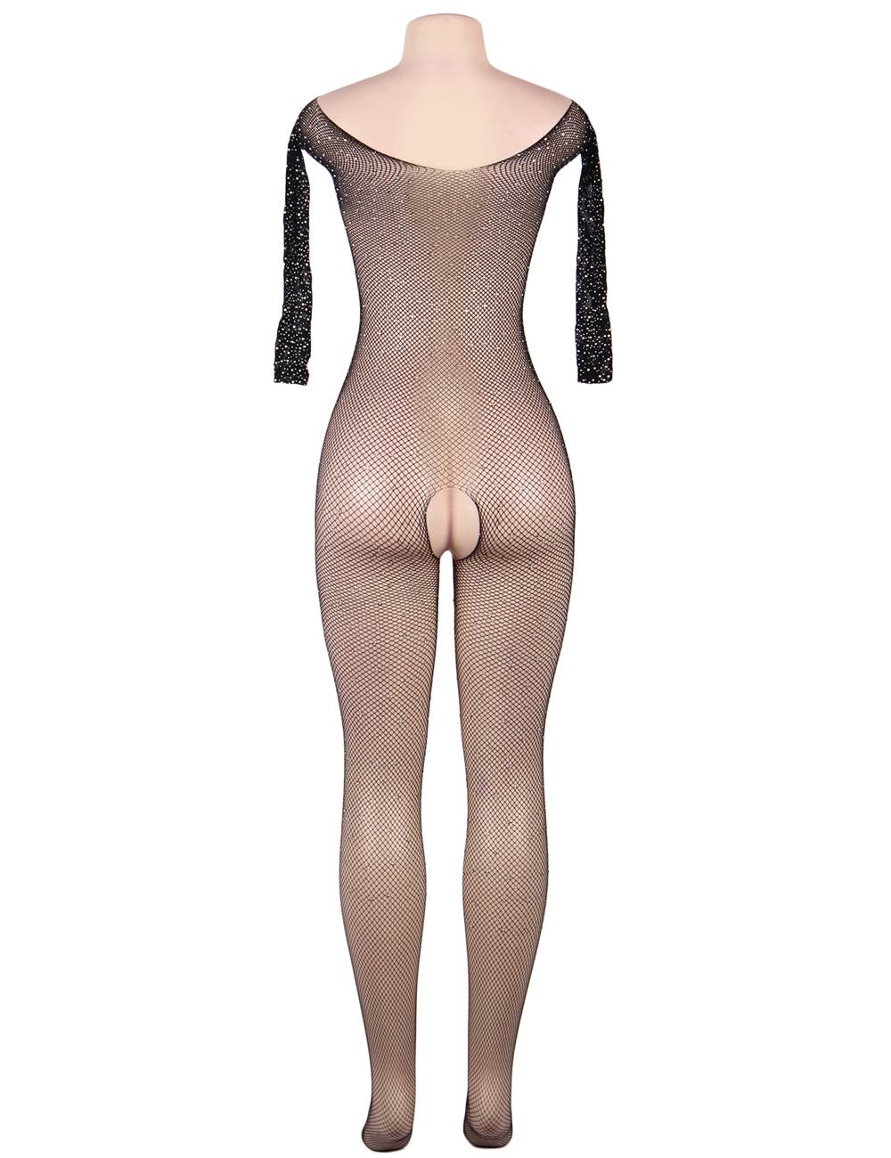 A Hot Mesh Fishnet Full Bodysuit