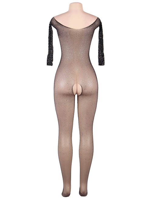A Hot Mesh Fishnet Full Bodysuit