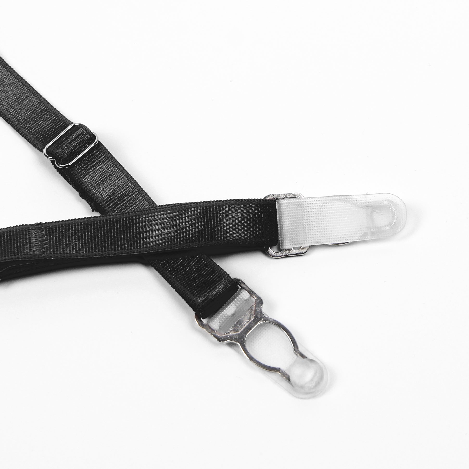 Feel My Needs Feather Lingerie Set - Black