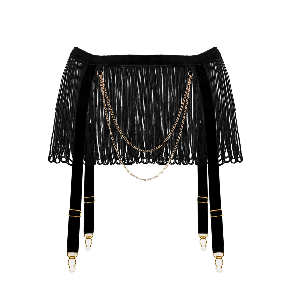 Zazzy Zelda Suspender in Black