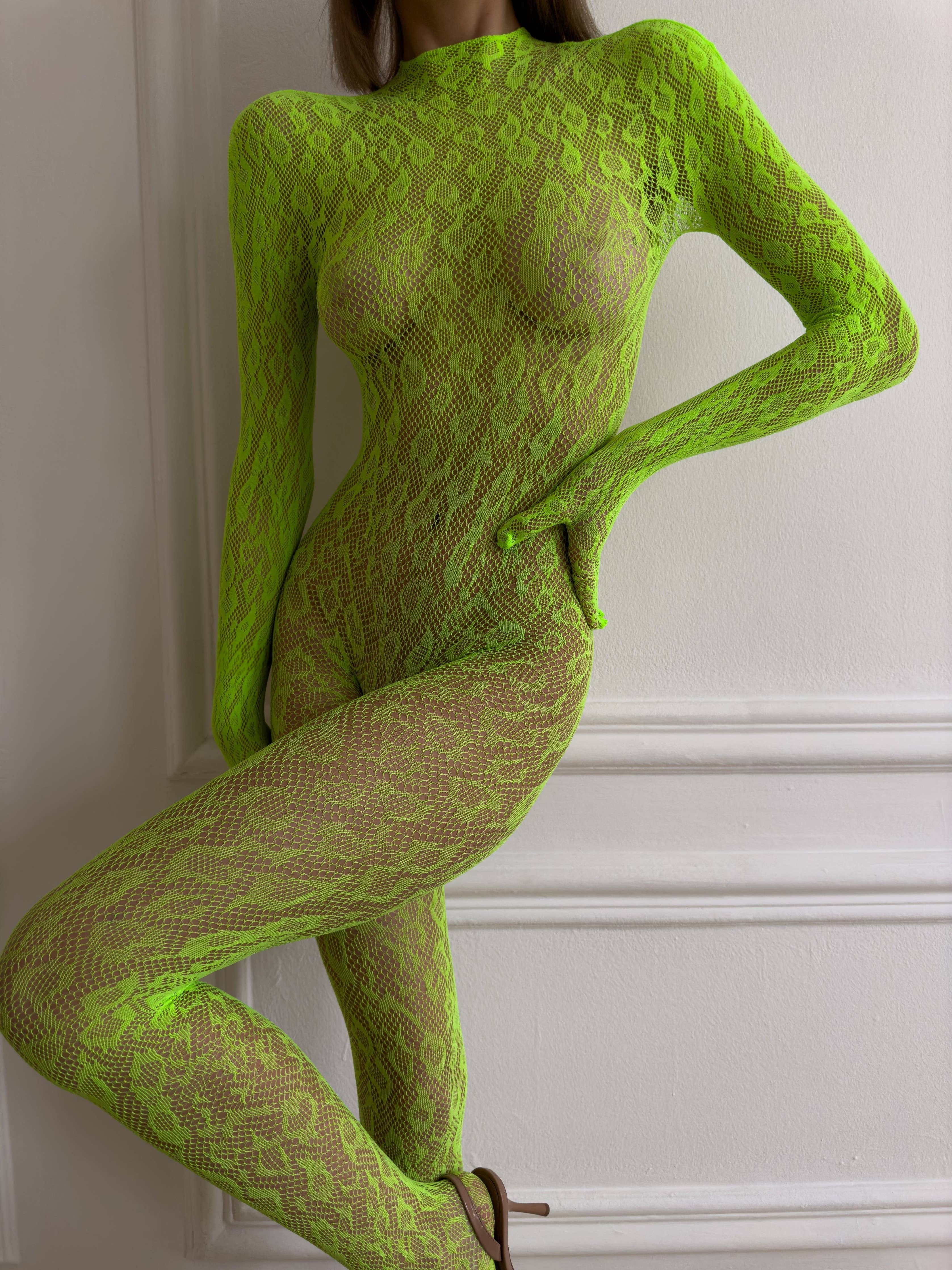 LIBIDO Bodysuit - Neon Green
