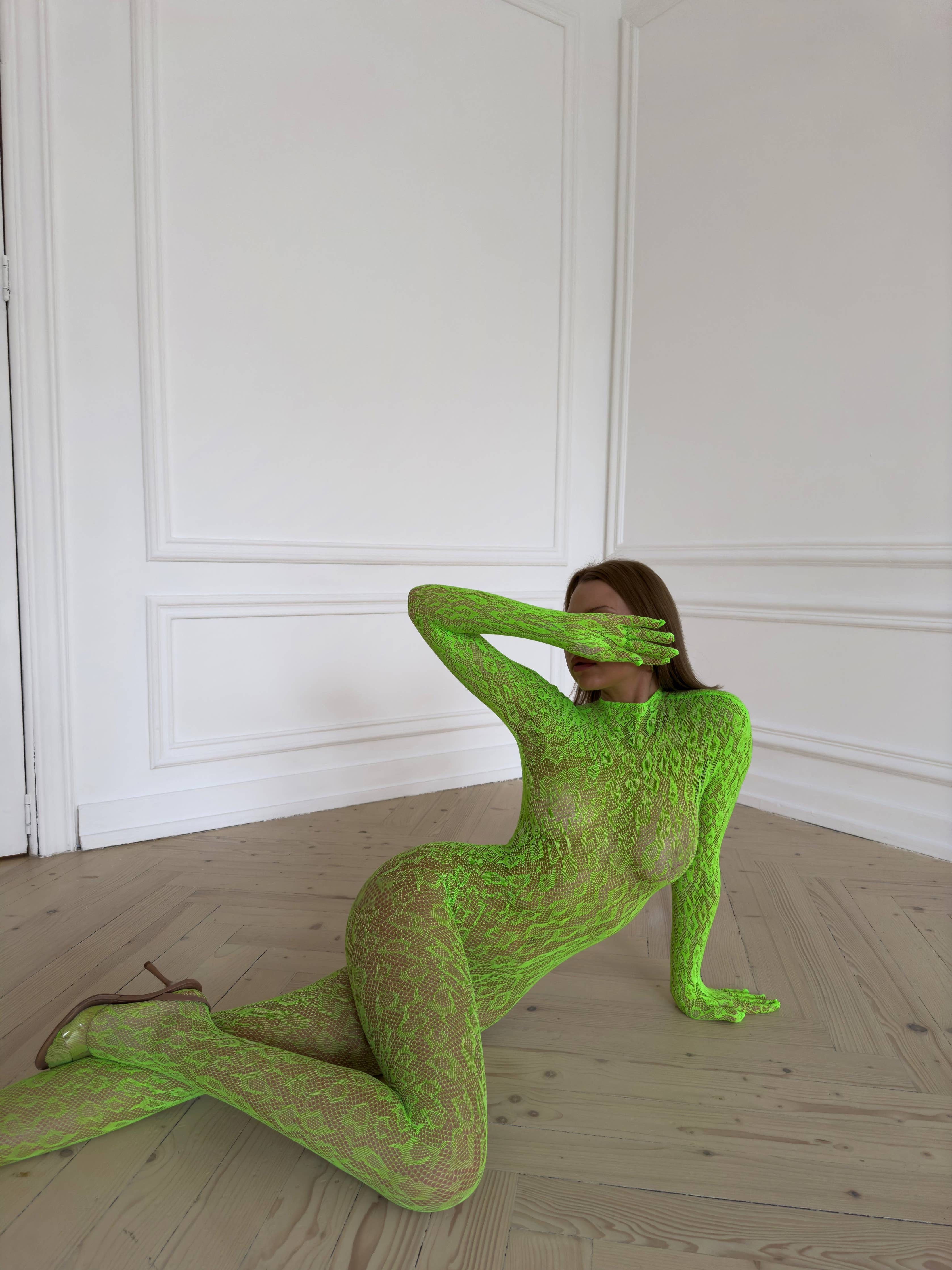 LIBIDO Bodysuit - Neon Green