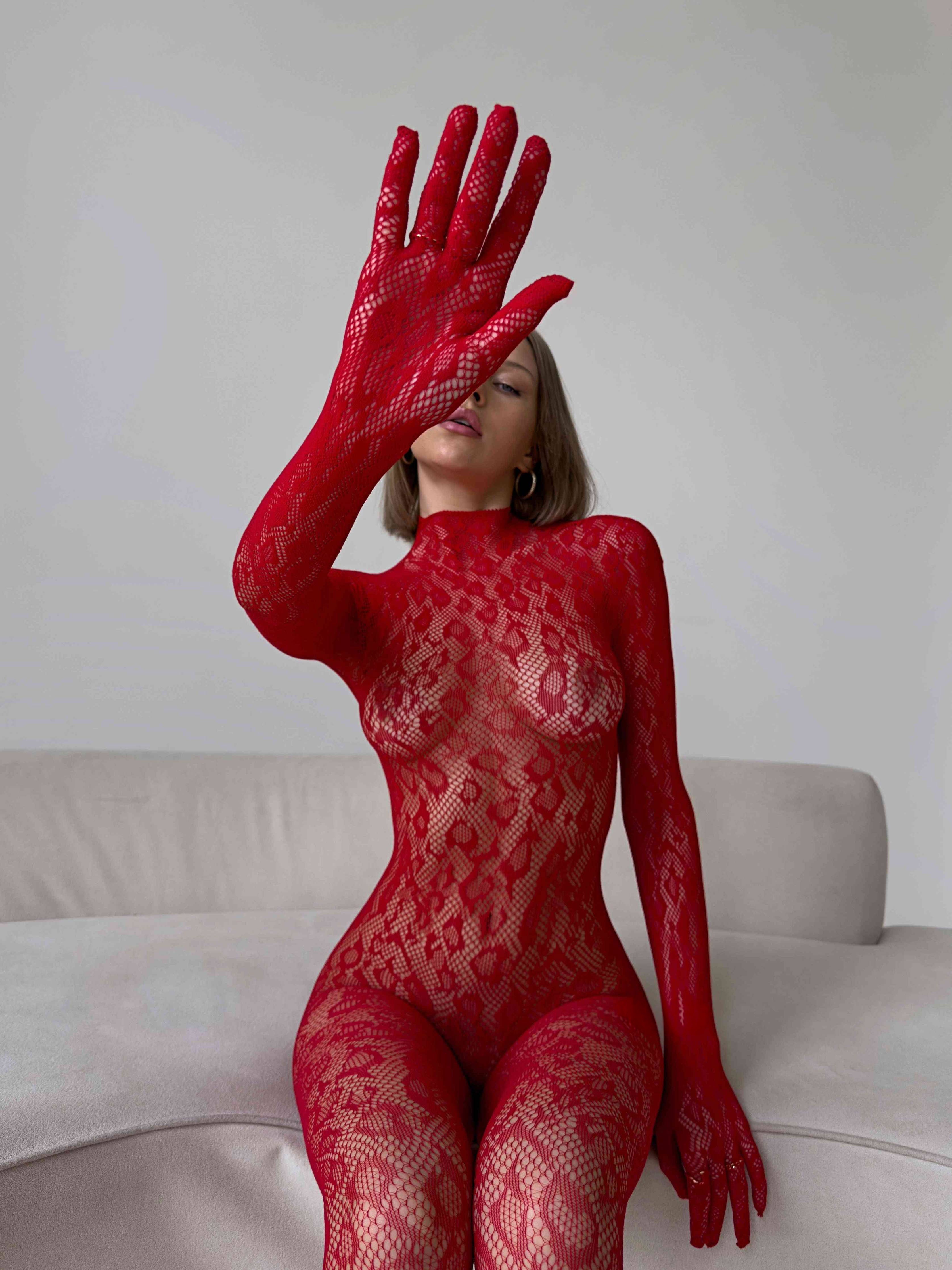 LIBIDO Bodysuit - Red