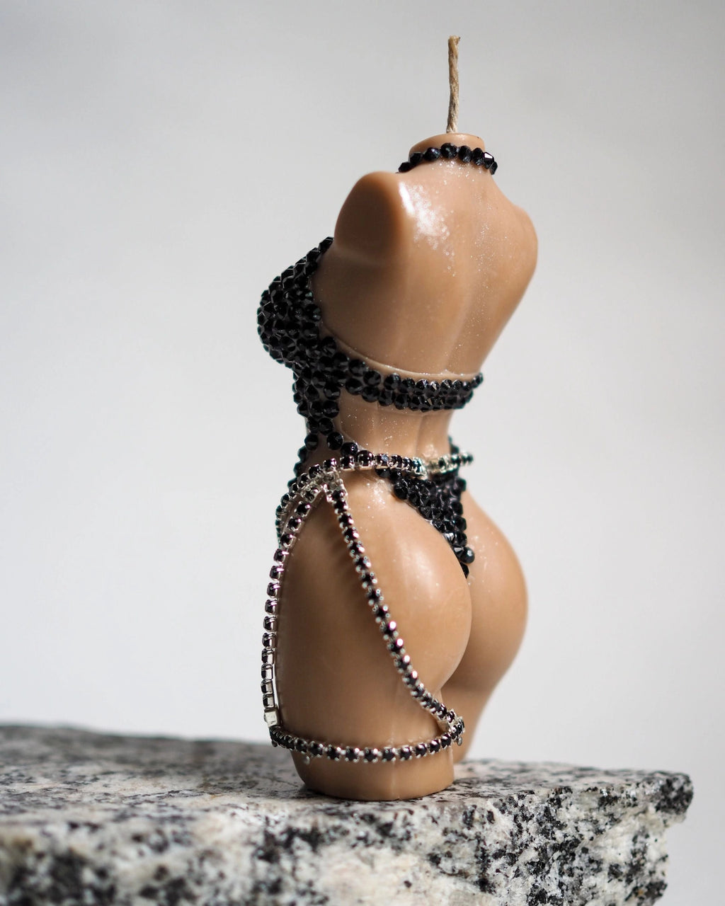 Swarovski Black Lingerie Candle