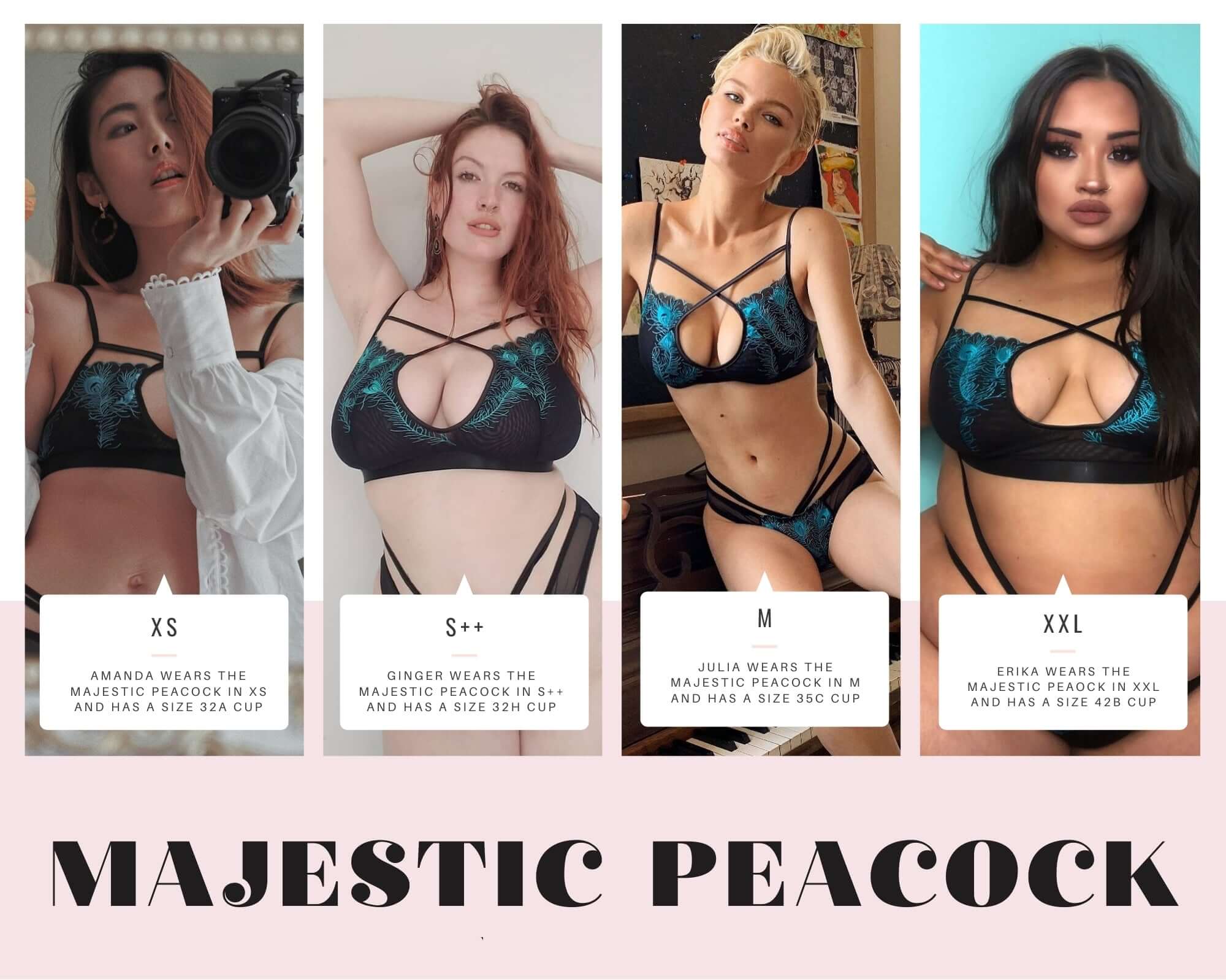 Majestic Peacock Unwired Bra