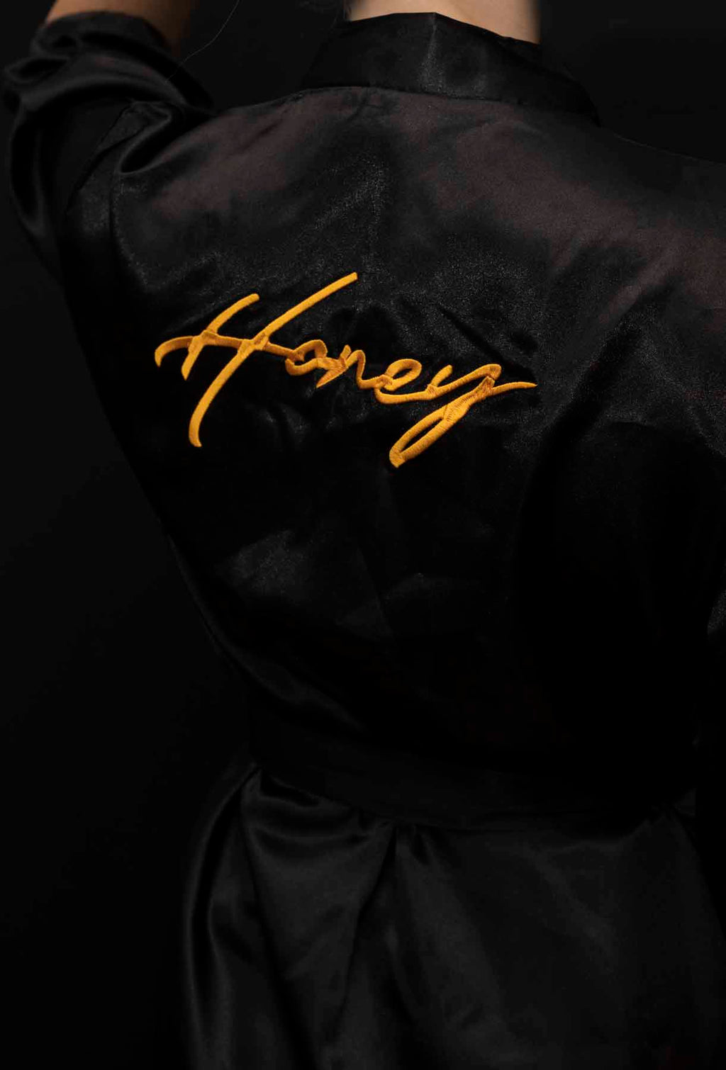 Honey Satin robe