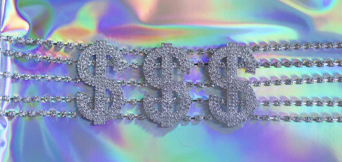 Expensive Taste Rhinestone Choker