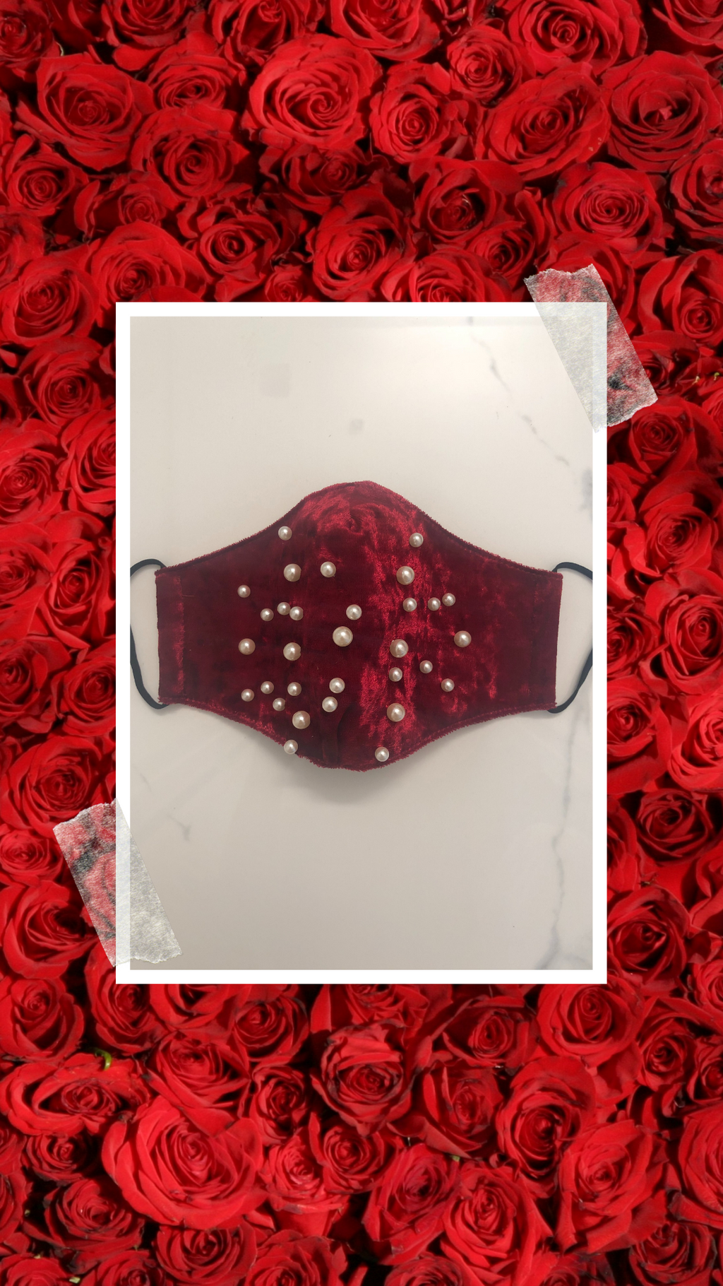 Red Velvet with Pearls