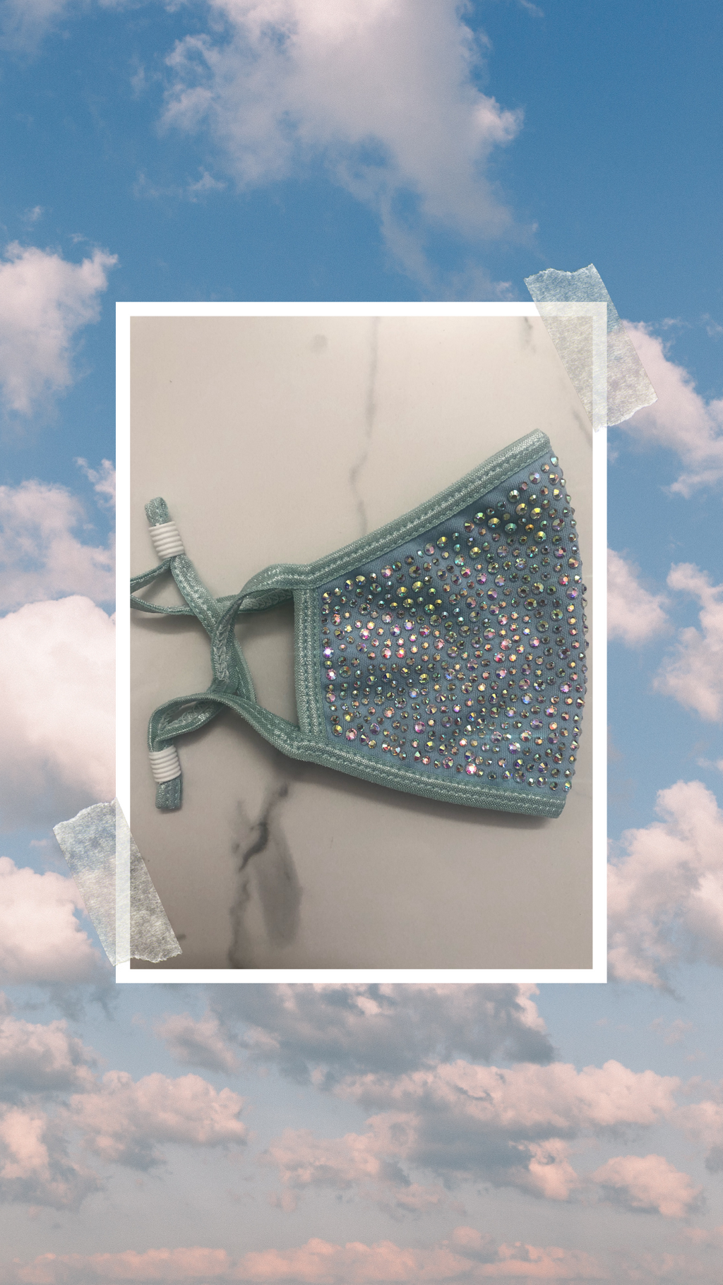 Grey with Rhinestones