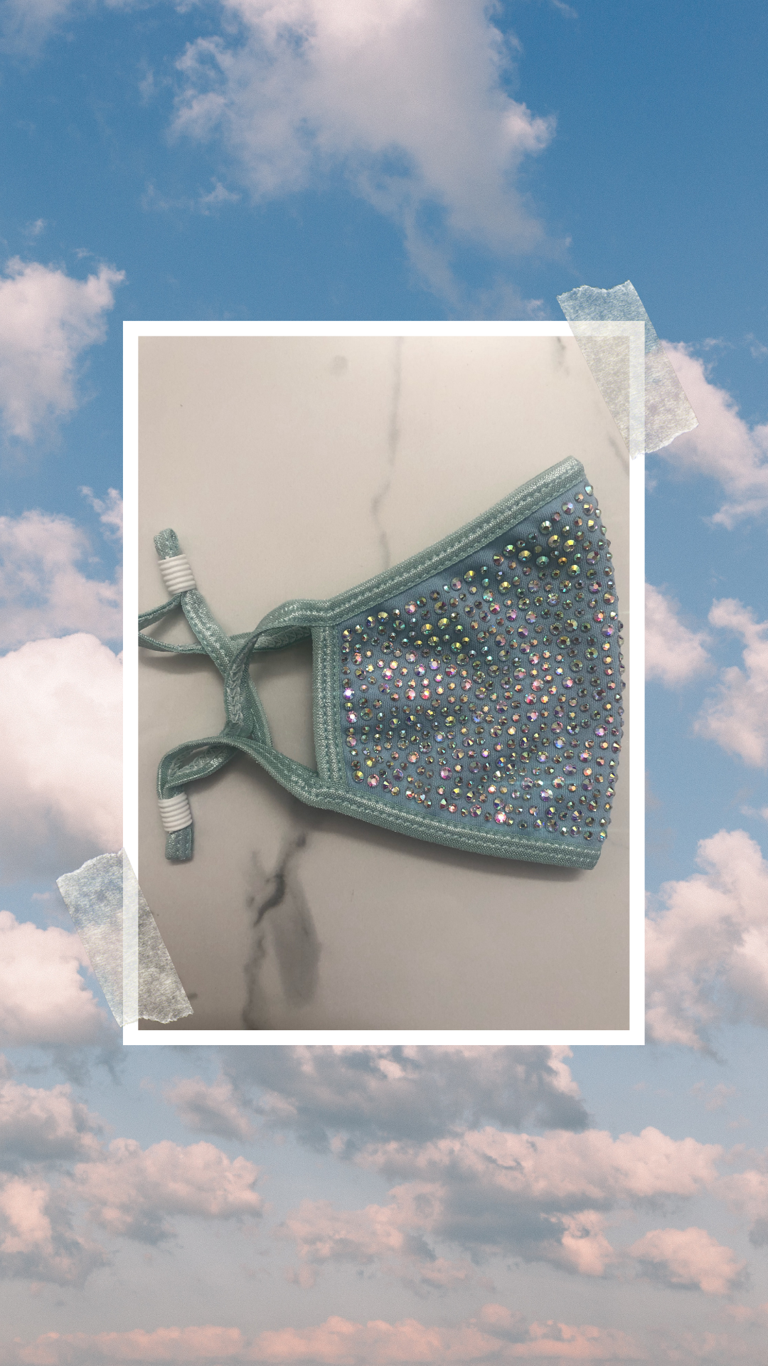 Grey with Rhinestones