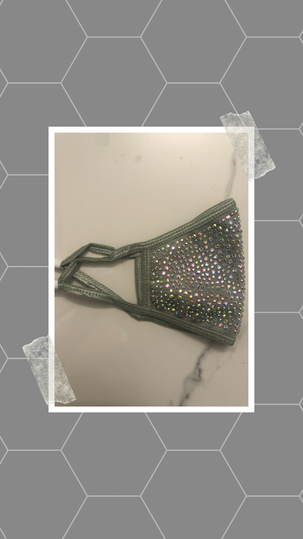 
Grey with Rhinestones