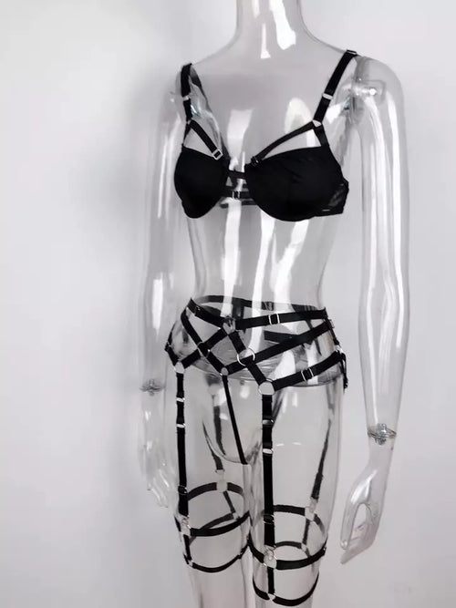 Back In Black Lingerie Set
