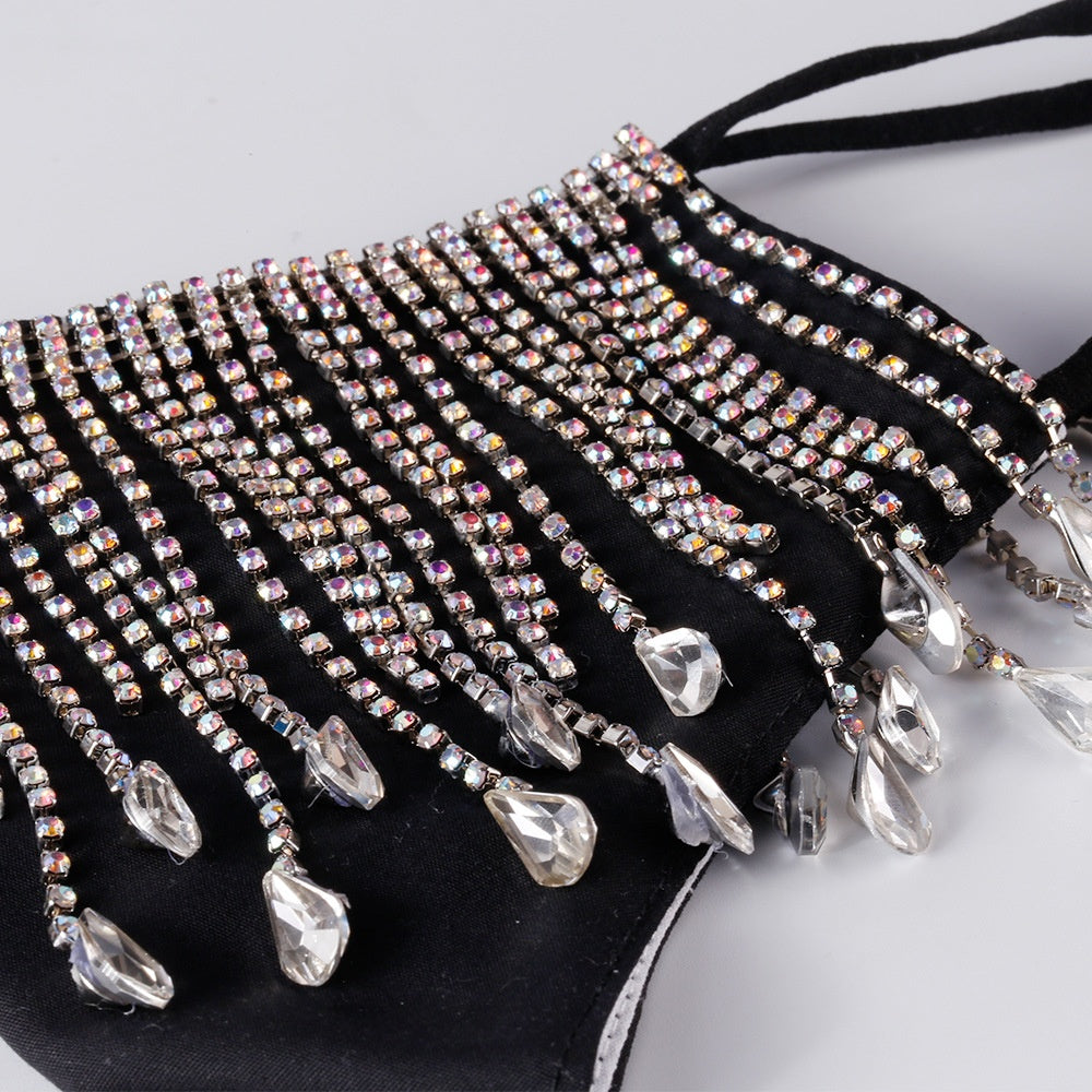 Rhinestone Glam Mask