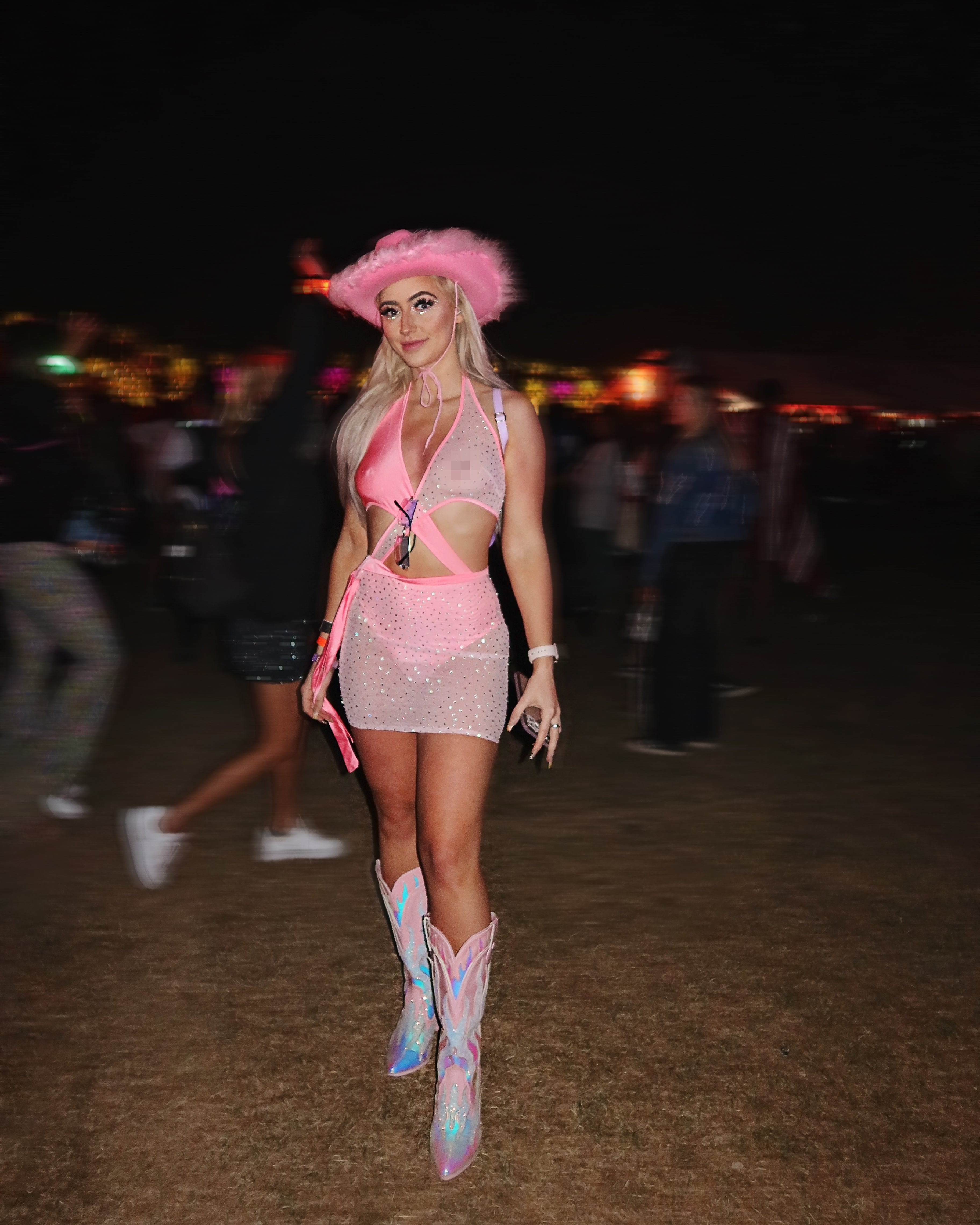 Bubblegum Contrast Dress
