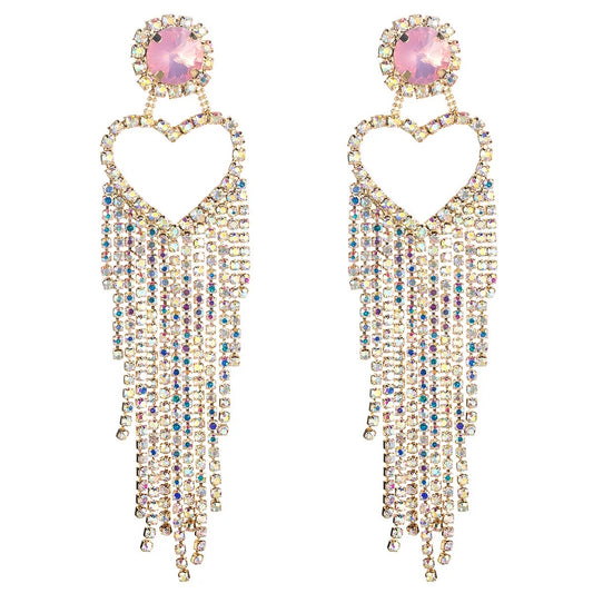 Love Sick Rhinestone Earrings
