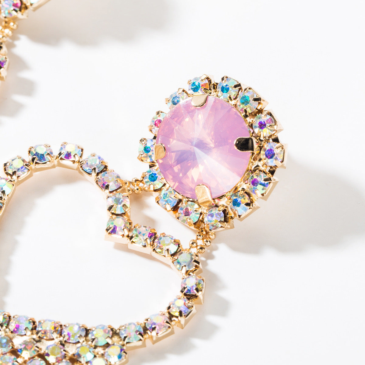 Love Sick Rhinestone Earrings