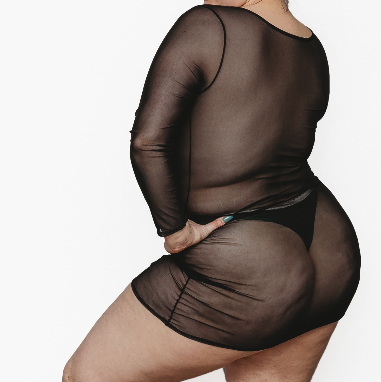 Lil'Black Mesh Dress